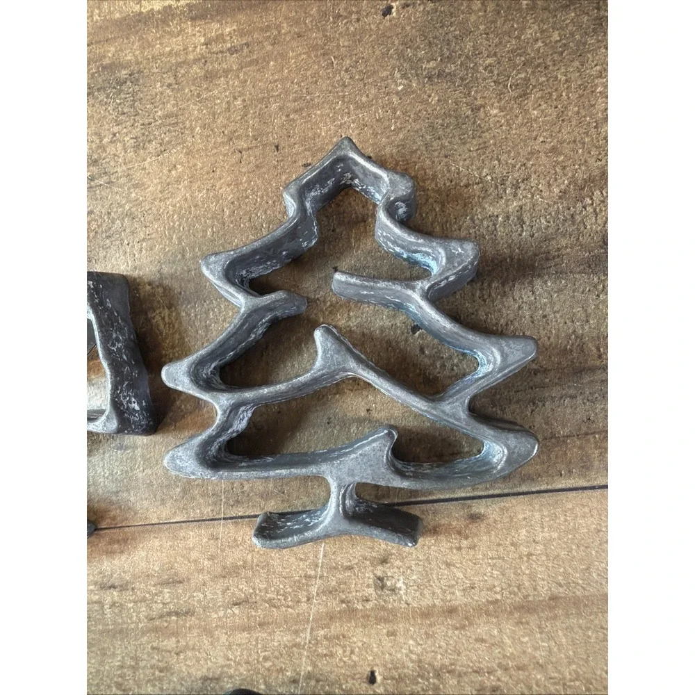 Scandinavian Rosette & Timbale Iron Pastry Mold Set 7 Pieces Total Vintage *Read